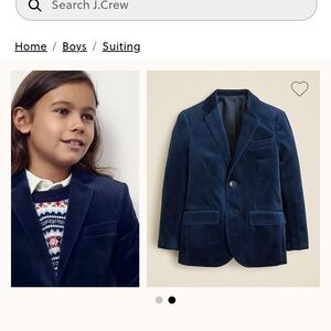 J. Crew Boys' Navy Blazer